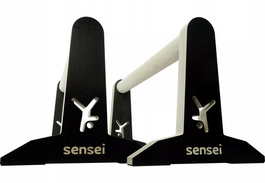 Medinės lygiagretės Sensei Tower 50 cm, Ø40 mm – Atramėlės atsispaudimams, aukštos