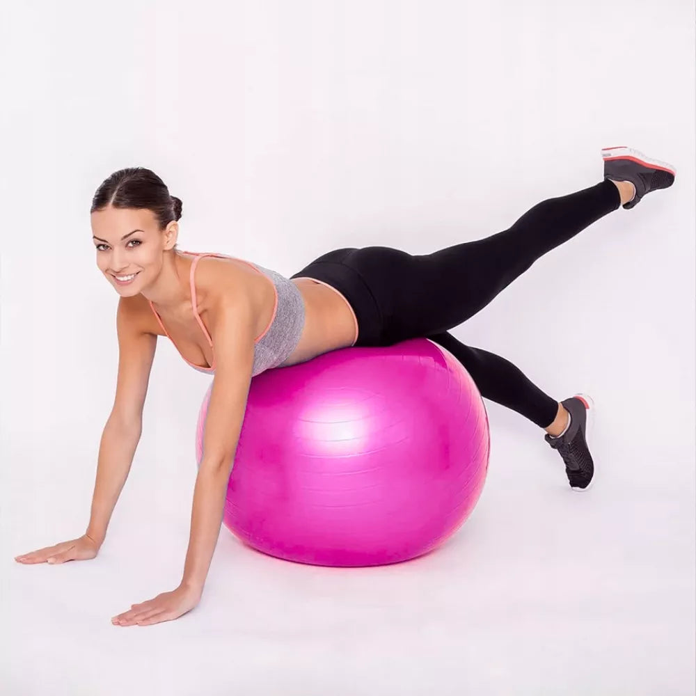 Gimnastikos kamuolys 55 cm – fitnesui, pilatesui, jogai, reabilitacijai