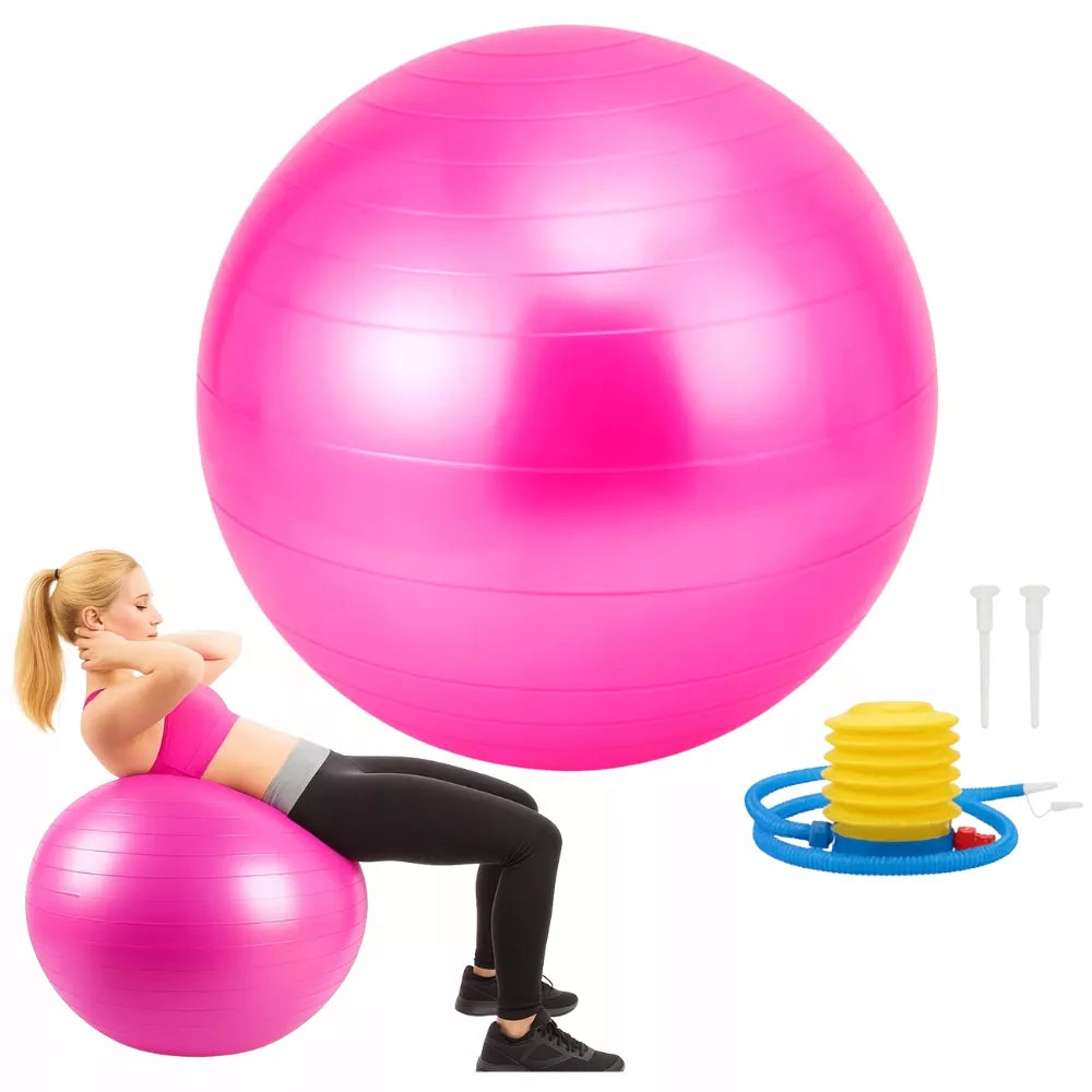 Gimnastikos kamuolys 55 cm – fitnesui, pilatesui, jogai, reabilitacijai