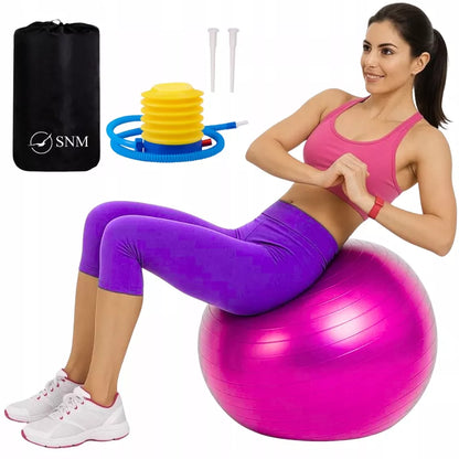 Gimnastikos kamuolys 55 cm – fitnesui, pilatesui, jogai, reabilitacijai