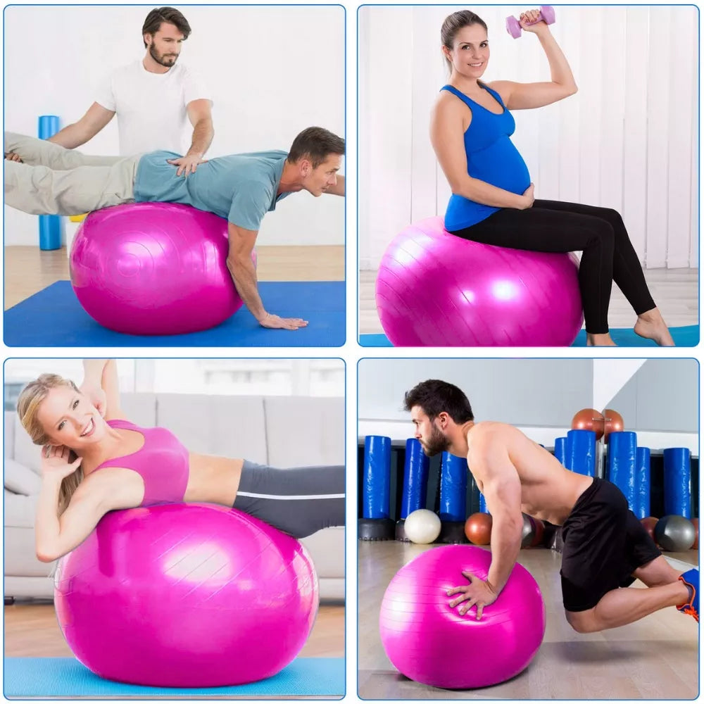 Gimnastikos kamuolys 55 cm – fitnesui, pilatesui, jogai, reabilitacijai