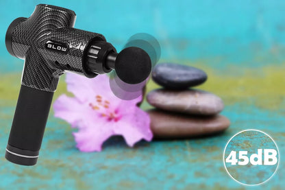 Massage Gun Pro – masažinis pistoletas kūnui, nugarai ir pėdoms, 10 antgalių