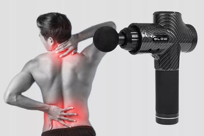 Massage Gun Pro – masažinis pistoletas kūnui, nugarai ir pėdoms, 10 antgalių