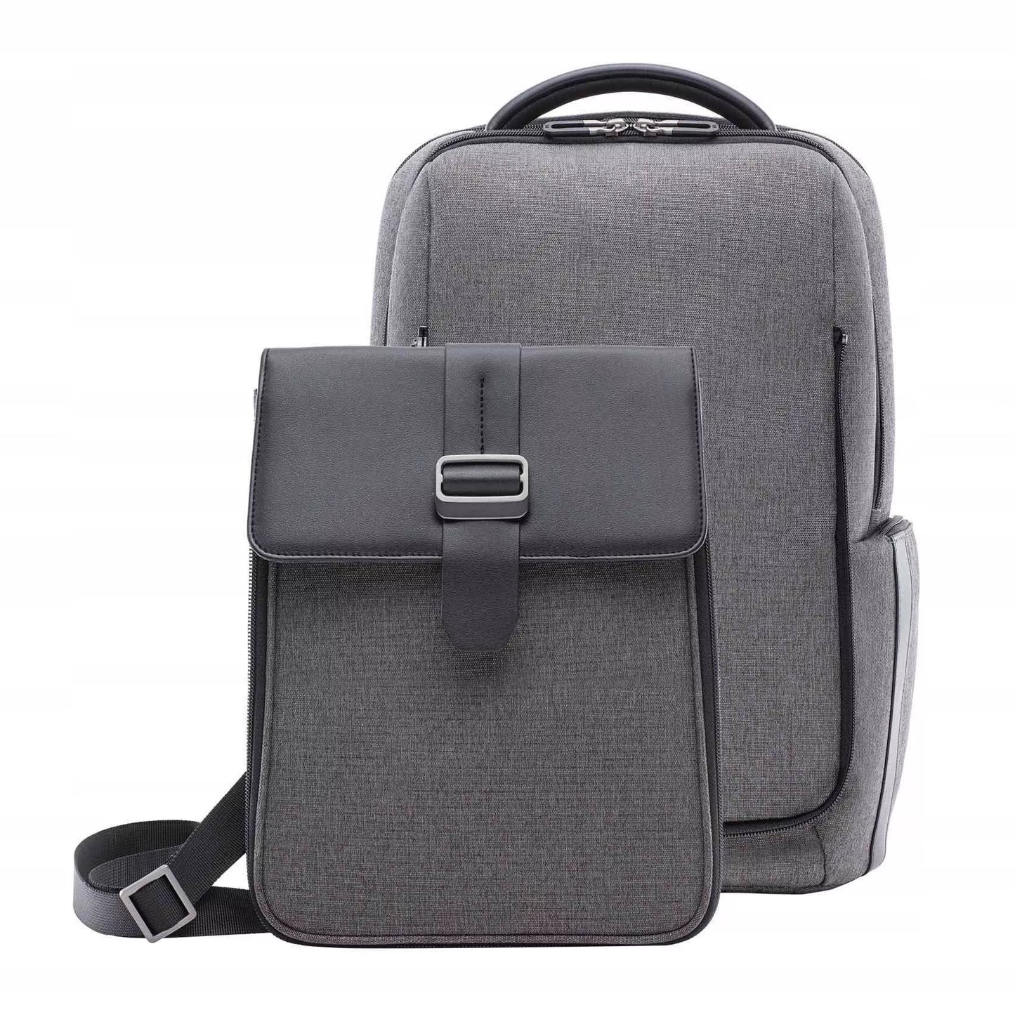 Verslo krepšys / kuprinė 15,6″ laptopui Xiaomi – pilkas, patogus, per petį