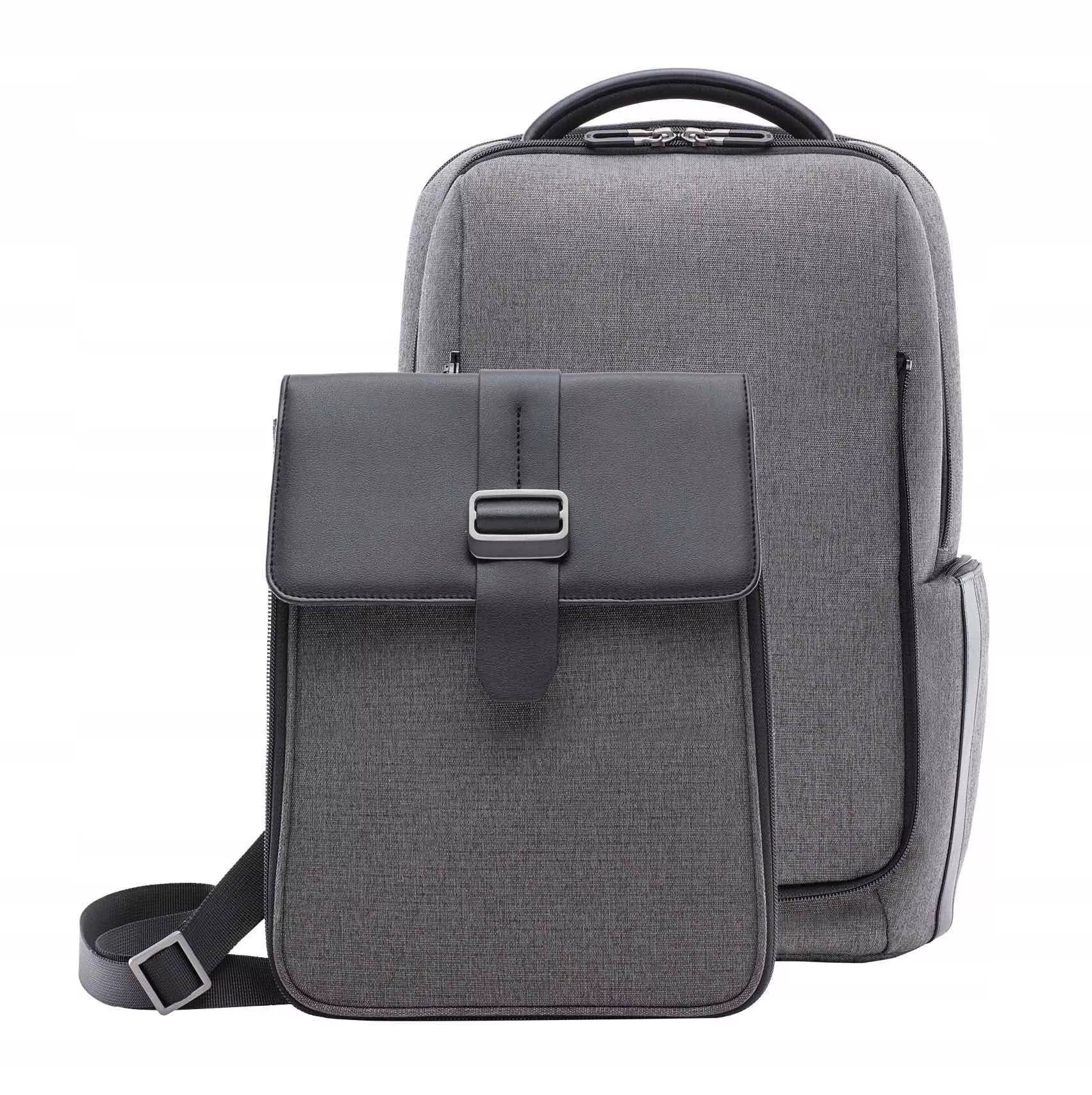 Verslo krepšys / kuprinė 15,6″ laptopui Xiaomi – pilkas, patogus, per petį