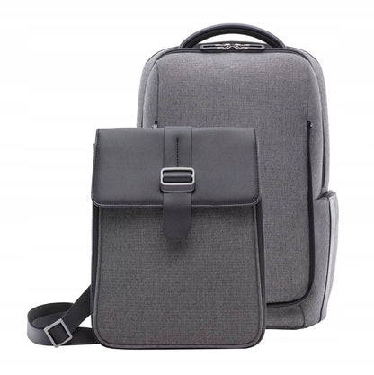 Verslo krepšys / kuprinė 15,6″ laptopui Xiaomi – pilkas, patogus, per petį