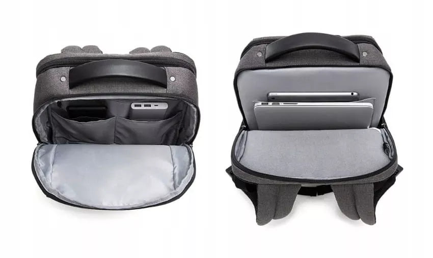 Verslo krepšys / kuprinė 15,6″ laptopui Xiaomi – pilkas, patogus, per petį