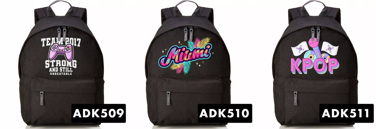 Juoda mini mokyklinė kuprinė (Miami)