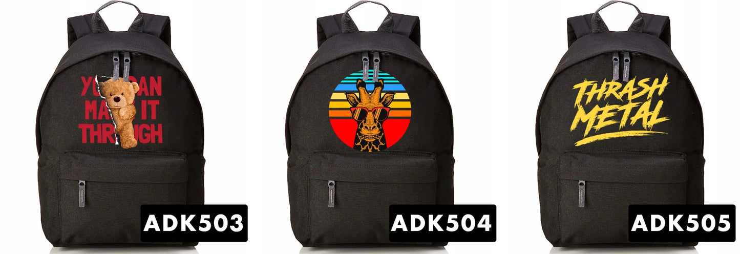 Juoda mini mokyklinė kuprinė (Miami)