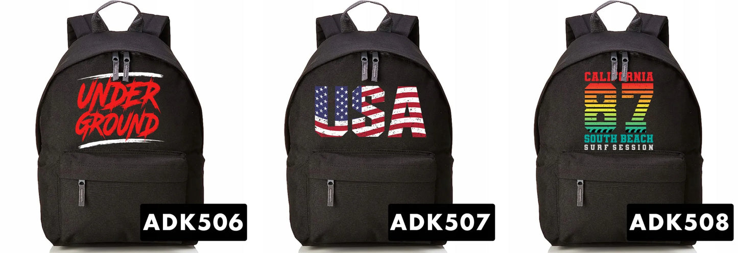 Juoda mini mokyklinė kuprinė (Miami)