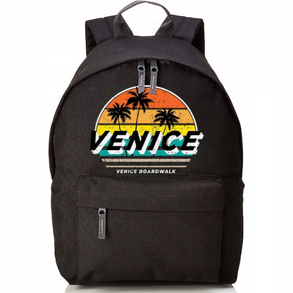 Juoda jaunimo kuprinė mokyklai Venice Beach
