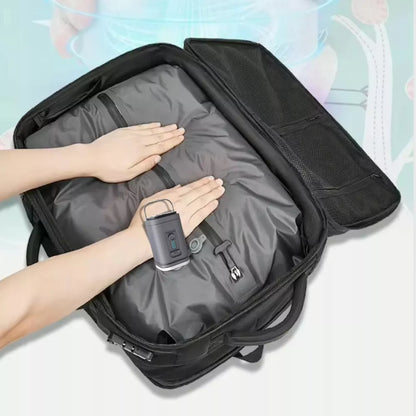 RANKINIS LĖKTuvo BAGAŽAS 70L KELIONINIS RANKINIS KOMPIUTERIUI 19" USB-C VAKUUMINIS