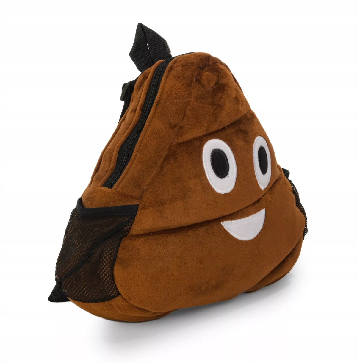 Kuprinė su Emoji Emotkine, vaikiška, darželinė, pliušinė, maža, juokinga „Poop“