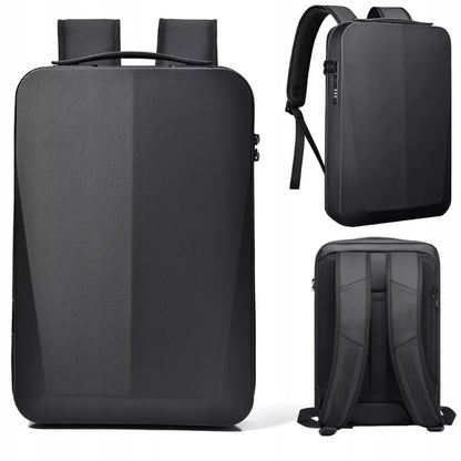 Juoda kuprinė – vandeniui atspari, laptopui, biurui, USB