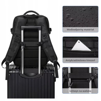 Kabininė kelioninė kuprinė 40×30×20 cm – USB-C, Ryanair