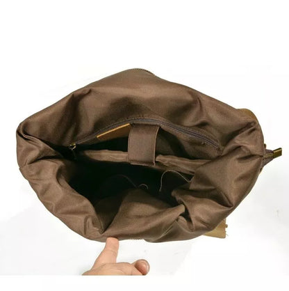 KELIONĖS KUprinė, TURISTINĖ, TALPI, VINTAGE, EKOODINĖ, RUDOS, DROBINĖ