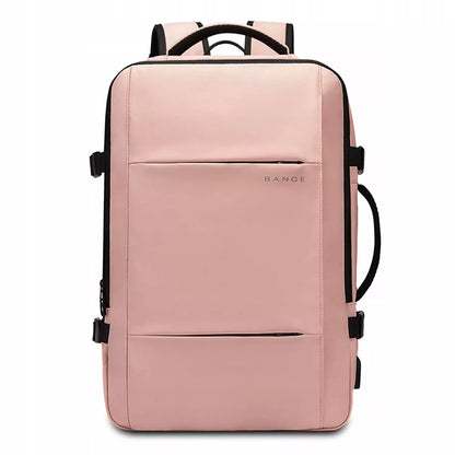 Vandeniui atspari daugiafunkcinė kuprinė 15,6″ – kelioninė, su USB