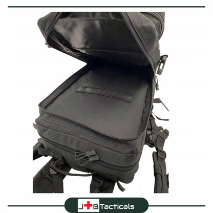 TAKTYCZNY PLECAK WOJSKOWY 45L LASER CUT CZARNY MOLLE MILITARNY TURYSTYCZNY