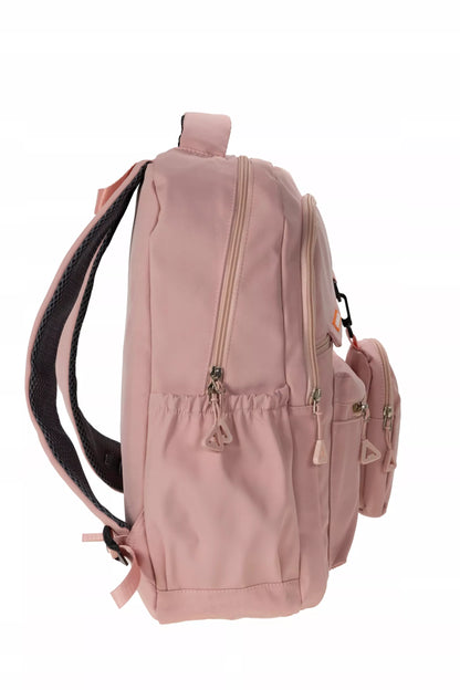 Moteriška kuprinė - 25 L, lengva, kelioninė, turistinė, rožinė, talpi