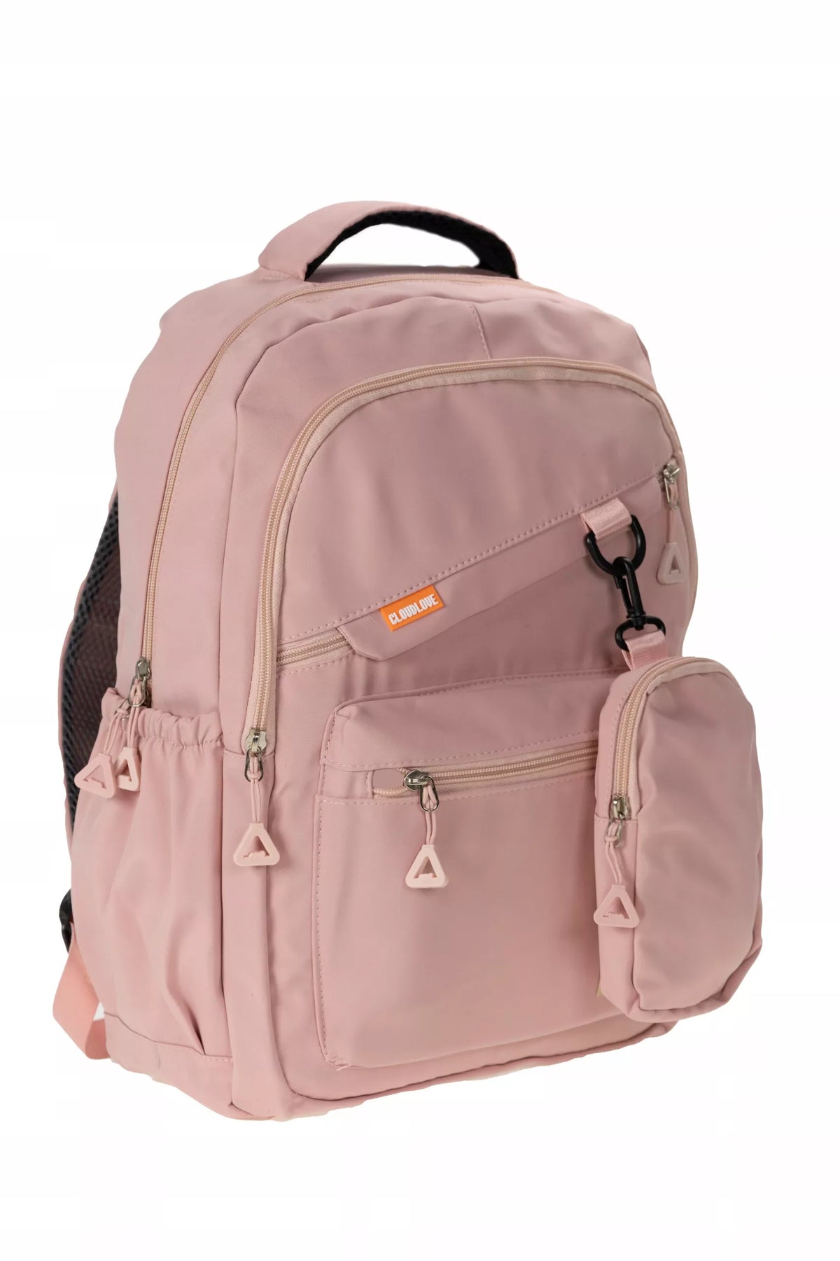 Moteriška kuprinė - 25 L, lengva, kelioninė, turistinė, rožinė, talpi