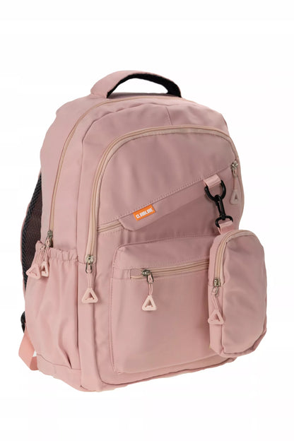 Moteriška kuprinė - 25 L, lengva, kelioninė, turistinė, rožinė, talpi