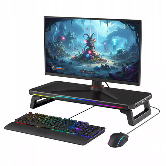 Monitoriaus stovas su USB Hub, USB-C