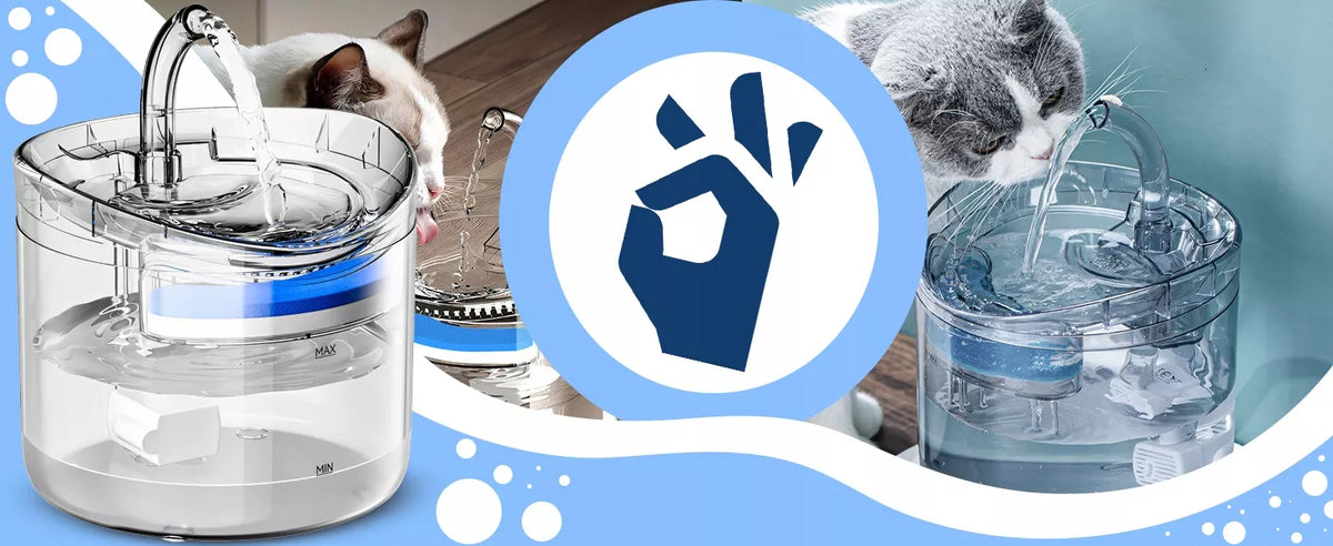 Automatinis girdykla, fontanas, vandens talpa 2,5l katei, šuniui, judesio jutiklis
