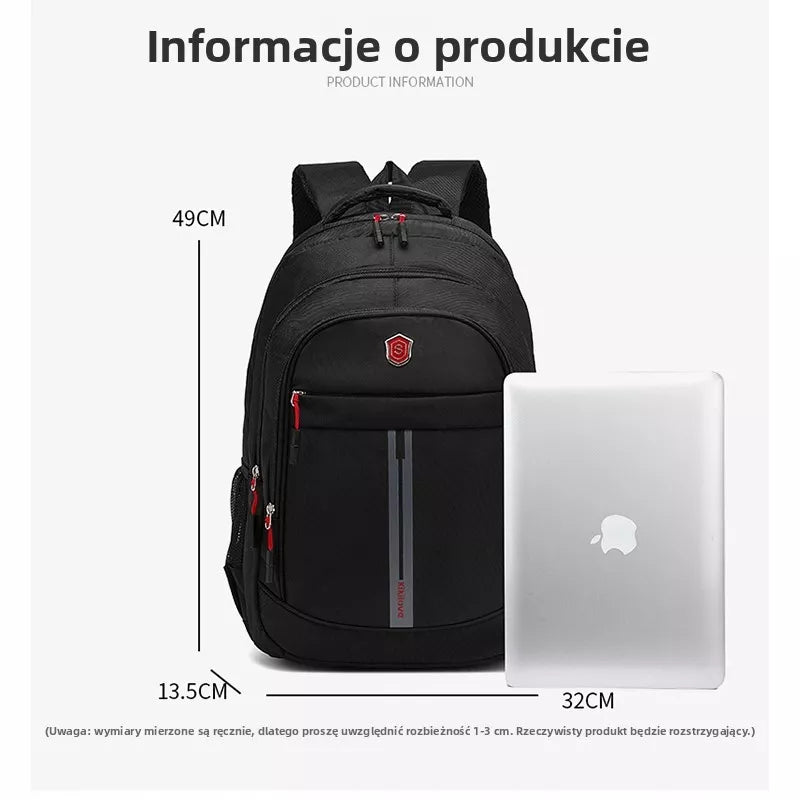 ERDVI miesto sportinė turistinė kuprinė mokyklai, sustiprinta, nešiojamajam kompiuteriui, 40L