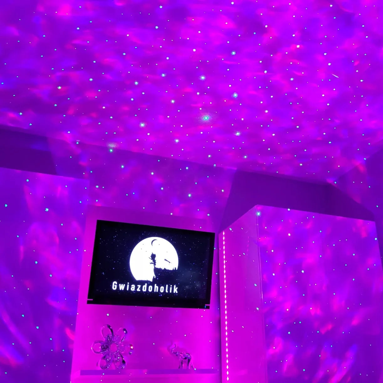 DOVANA Galaktinis žvaigždžių projektorius 360 – Gwiazdoholik naktinio dangaus projektorius