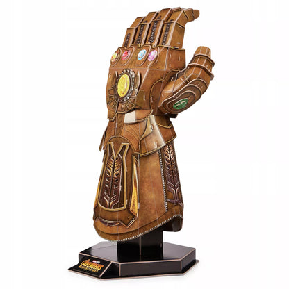 MARVEL 4D dėlionė „Begalybės pirštinė“ – 3D modelis (49 cm)