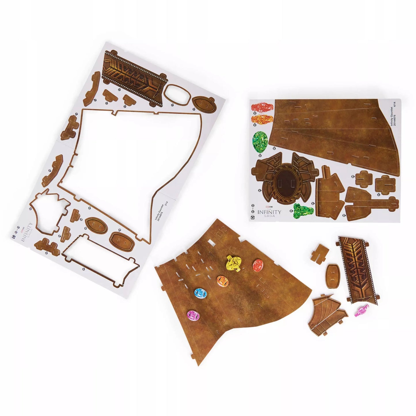 MARVEL 4D dėlionė „Begalybės pirštinė“ – 3D modelis (49 cm)