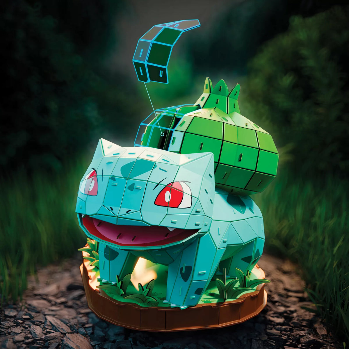 4D dėlionė „Suburių traukinys“ – 3D modelis surinkimui, 195 detalių (24 cm)