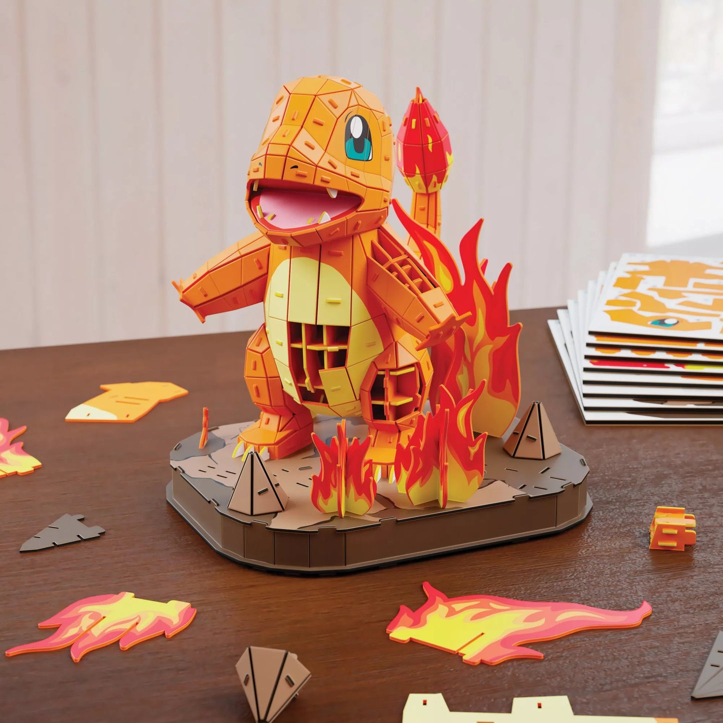 3D dėlionė „Charmander“ – Pokémon 4D konstrukcinė dėlionė, 25,5 cm
