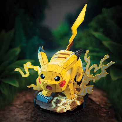 4D dėlionė „Pokémon Pikachu“ – 3D modelis surinkimui, 201 detalė (33 cm)