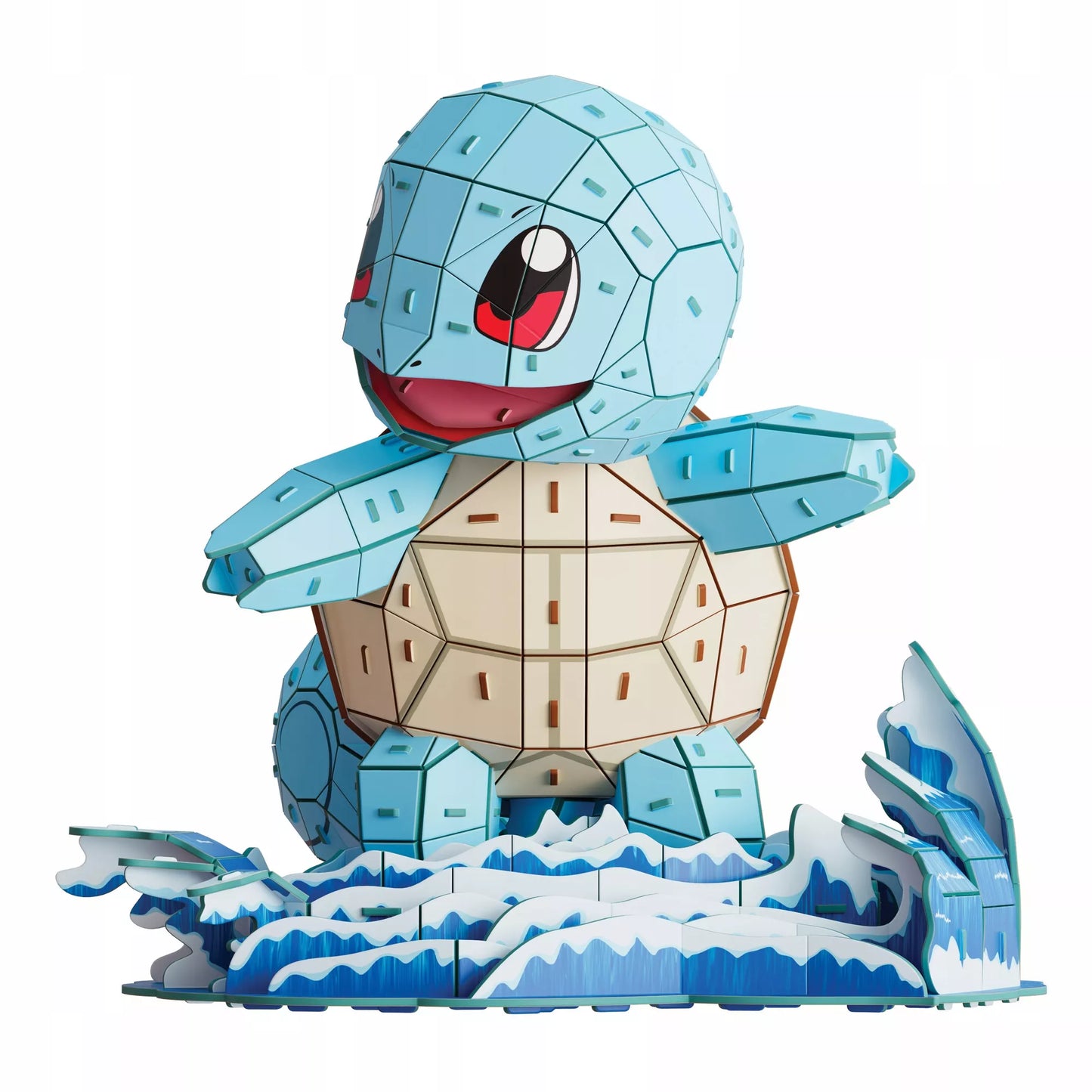 4D dėlionė „Pokémon Squirtle“ – 3D modelis surinkimui, 180 detalių (23,5 cm)