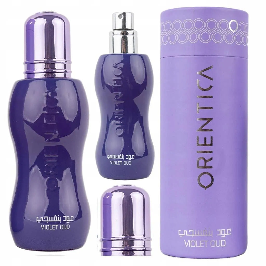Moteriški kvepalai Orientica Violet Oud saldūs pudriniai vaisiniai unisex