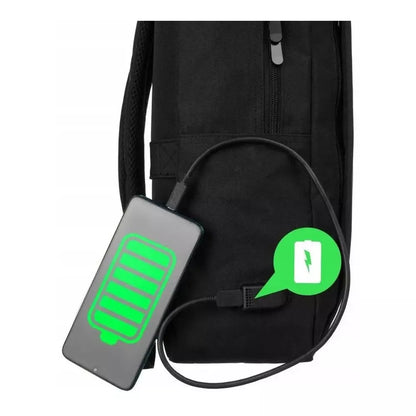 Lengva ir talpi sportinė kuprinė su USB įkrovimo prievadu