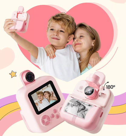 MINI Terminis spausdintuvas FOTUŚ momentinis fotoaparatas vaikams Žaidimai