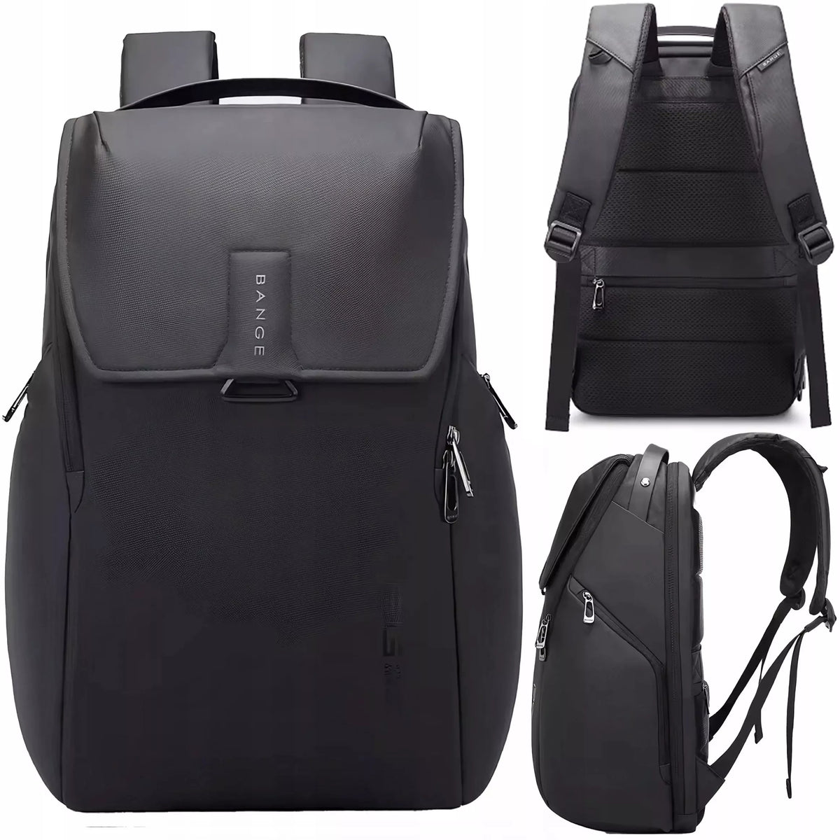 Kuprinė 15.6" nešiojamam kompiuteriui, miesto, jaunimo, USB, juoda, kelioninė, didelė