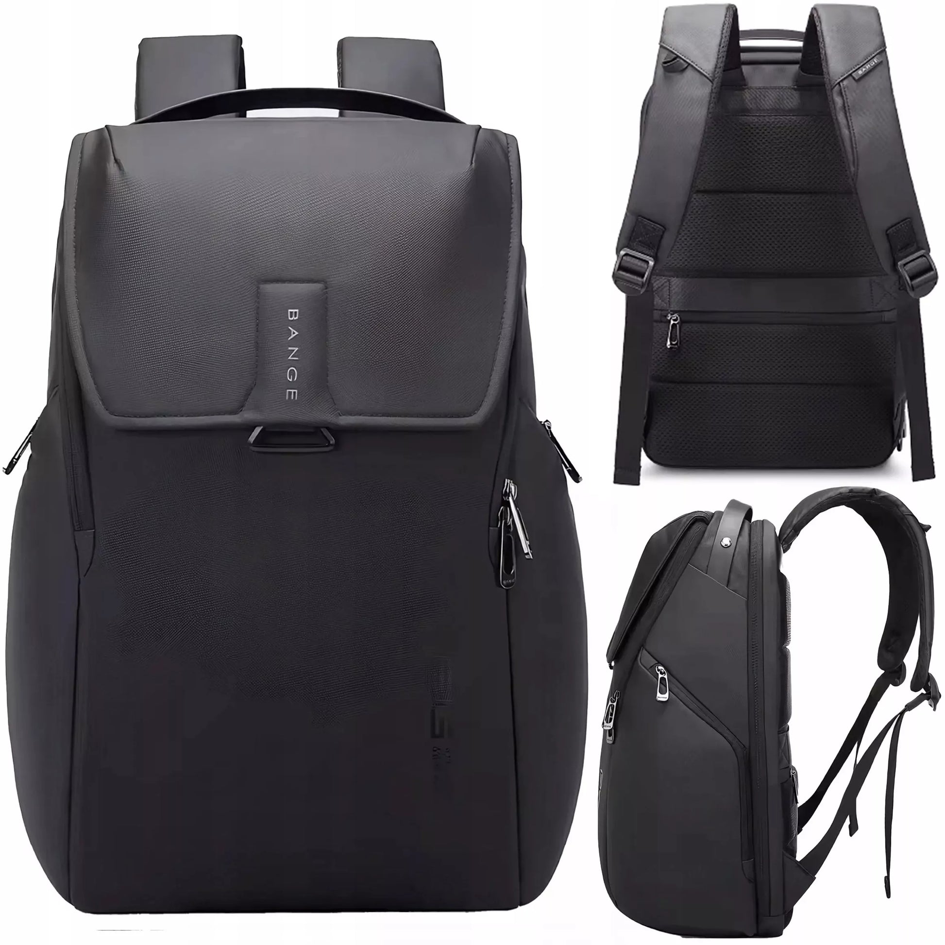 Kuprinė 15.6" nešiojamam kompiuteriui, miesto, jaunimo, USB, juoda, kelioninė, didelė