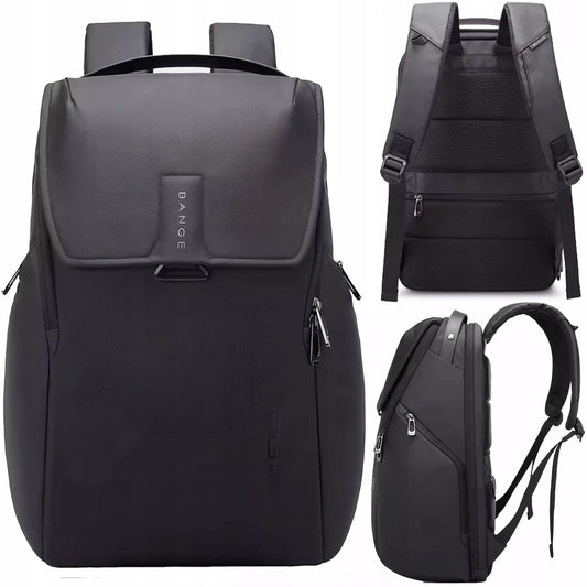 Kuprinė 15.6" nešiojamam kompiuteriui, miesto, jaunimo, USB, juoda, kelioninė, didelė