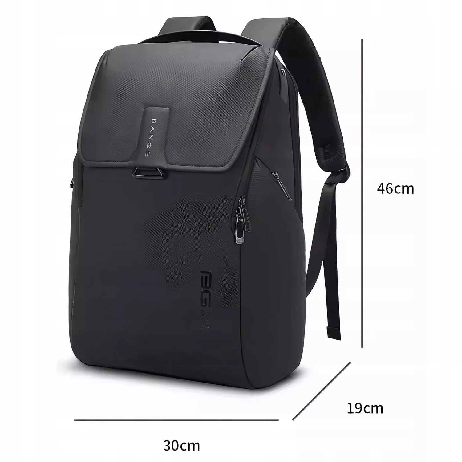 Kuprinė 15.6" nešiojamam kompiuteriui, miesto, jaunimo, USB, juoda, kelioninė, didelė