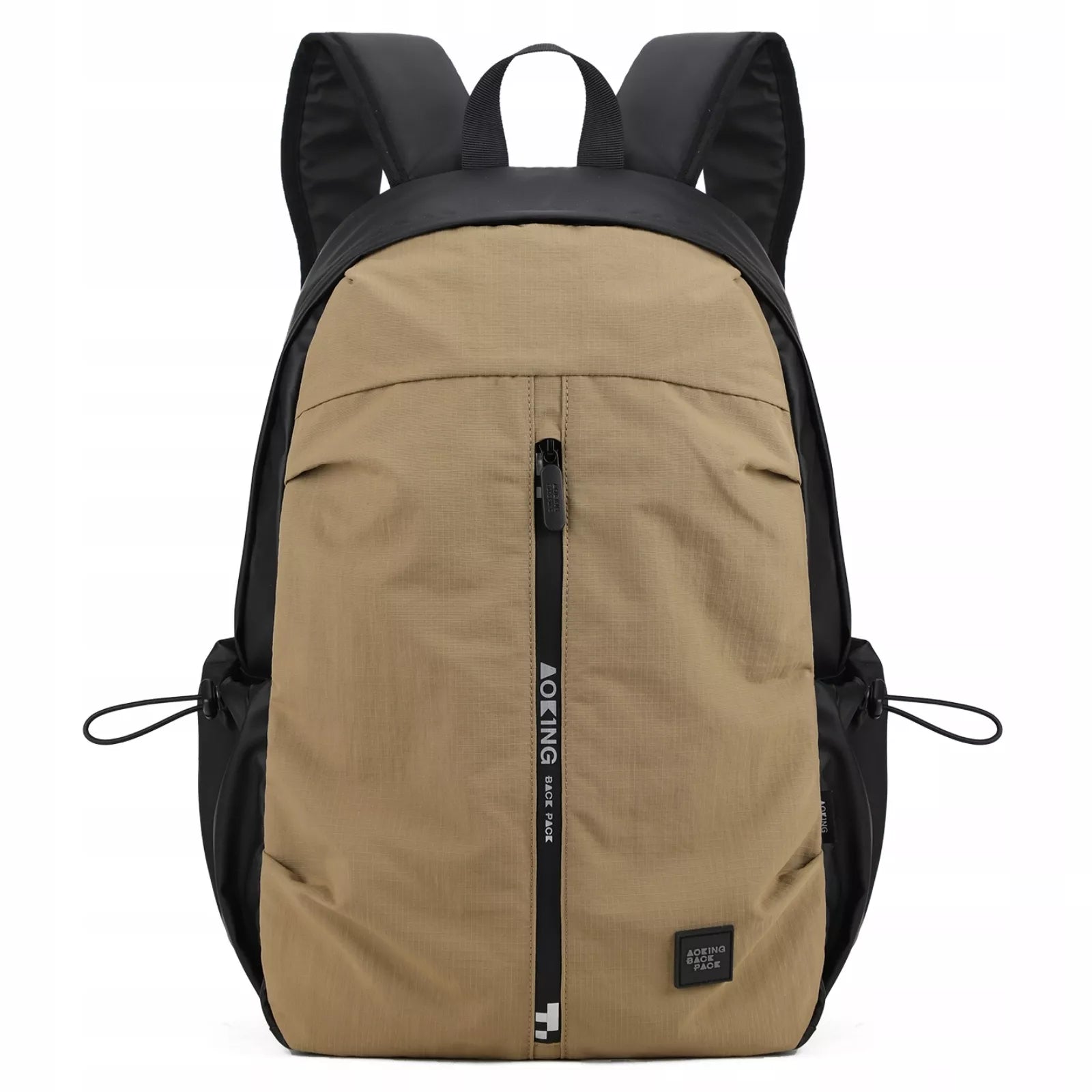 Mokyklos jaunimo kuprinė Aoking CitySeeker 23L su vieta nešiojamam kompiuteriui, chaki spalvos