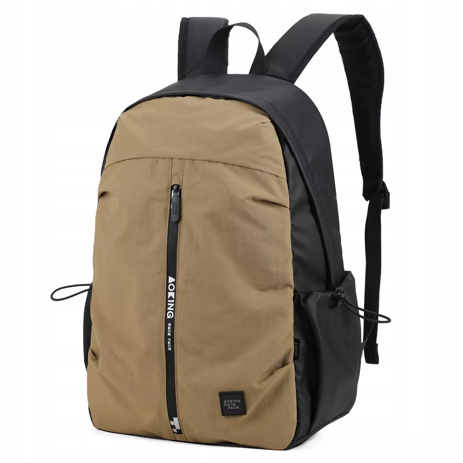 Mokyklos jaunimo kuprinė Aoking CitySeeker 23L su vieta nešiojamam kompiuteriui, chaki spalvos