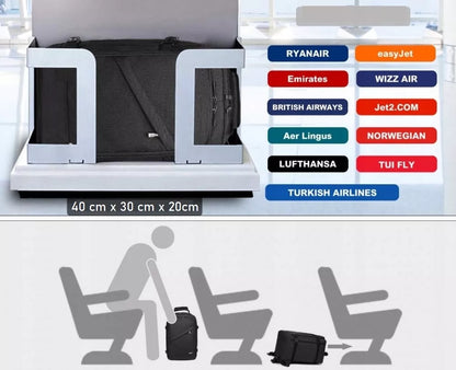 Talpi ir lengva kuprinė lėktuvui 40x30x20 – Ryanair