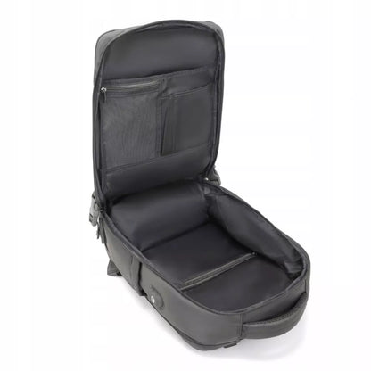 Kuprinė į lėktuvą 40x30x20 Ryanair kelioninis bagažas su USB jungtimi 25L pilka Ikaros