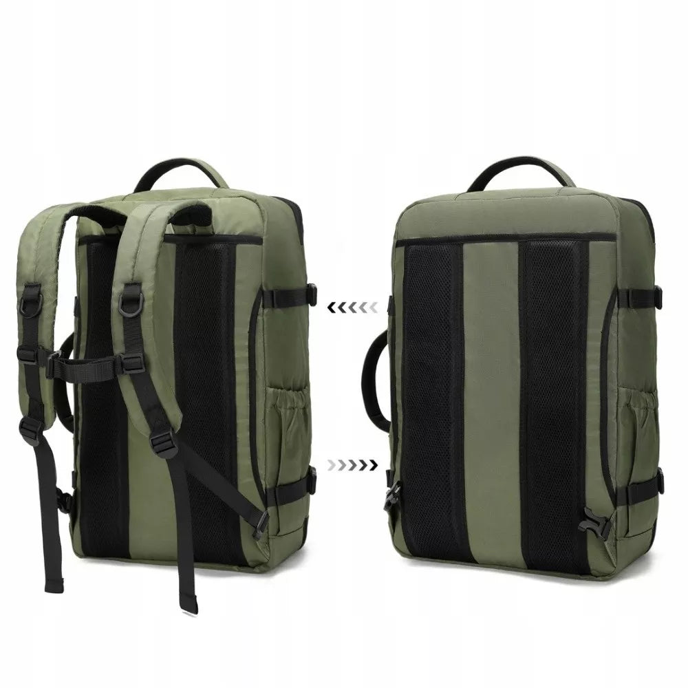Lėktuvo kuprinė 55x40x20 cm 10KG Ryanair LOT Rankinis bagažas Flex