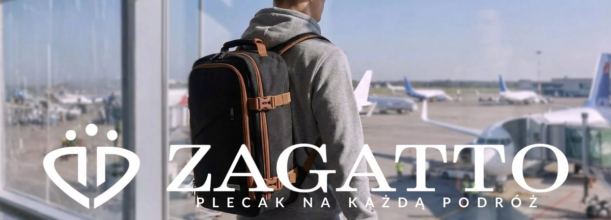 Lėktuvo kuprinė RYANAIR 40x20x25 kabininis kelioninis bagažas ZAGATTO