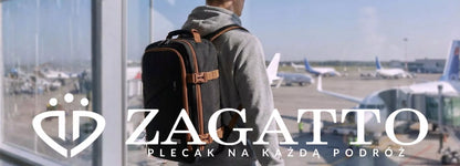 Lėktuvo kuprinė RYANAIR 40x20x25 kabininis kelioninis bagažas ZAGATTO