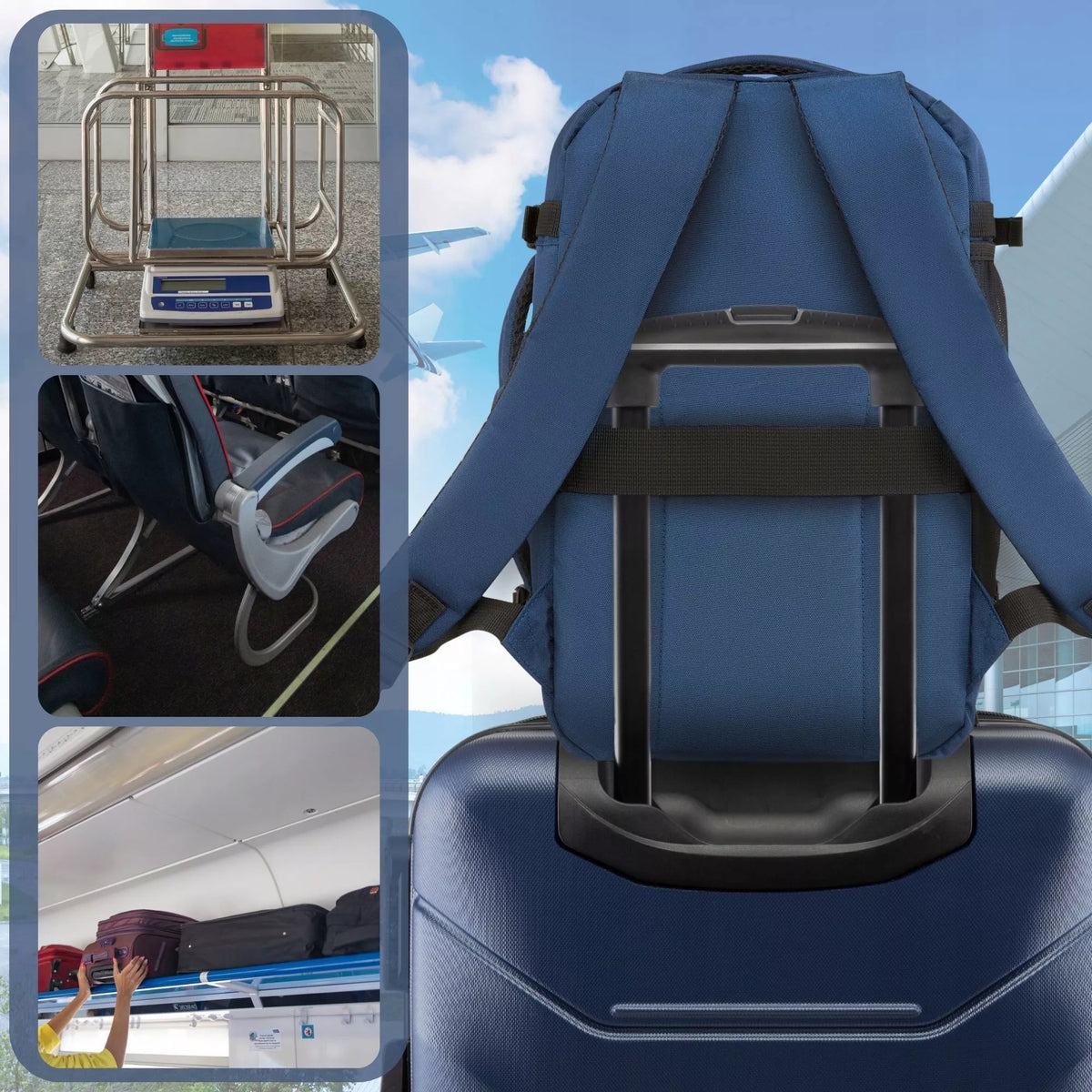 Zagatto RYANAIR kuprinė 40x20x25 cm salono bagažas kelioninė